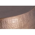 thumbnail image 6 of Exquisite Handcrafted & Durable 32" Round Aluminum Coffee Table|Antique Copper, 6 of 7