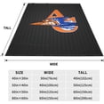 thumbnail image 5 of Angelina College Logo Fleece Blanket, Very Soft Microfiber Flannel Blanket for Couch Warm and Cozy for All Seasons, 5 of 6