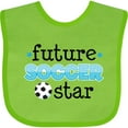 thumbnail image 3 of Inktastic Future Soccer Star Boys Baby Bib, 3 of 4