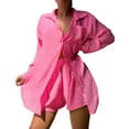 2 Piece Outfits For Women Summer Swimsuit Cover Up Long Sleeve Solid