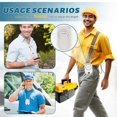 thumbnail image 4 of Fan Mini USB Cooler Rechargeable Ventilador Travel Handheld Portable Silent Small Electric Cooling F, 4 of 5