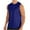 Blue, variant on Men's Solid Color Casual Vest Sleeveless T-Shirt Quick-Dry Bodybuilding Shirts Fitness Athletic Muscle Tee Black XL