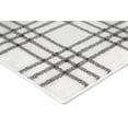 thumbnail image 4 of My Texas House Finley 2'7" x 7' White Grey Plaid Indoor Runner Rug, 4 of 7