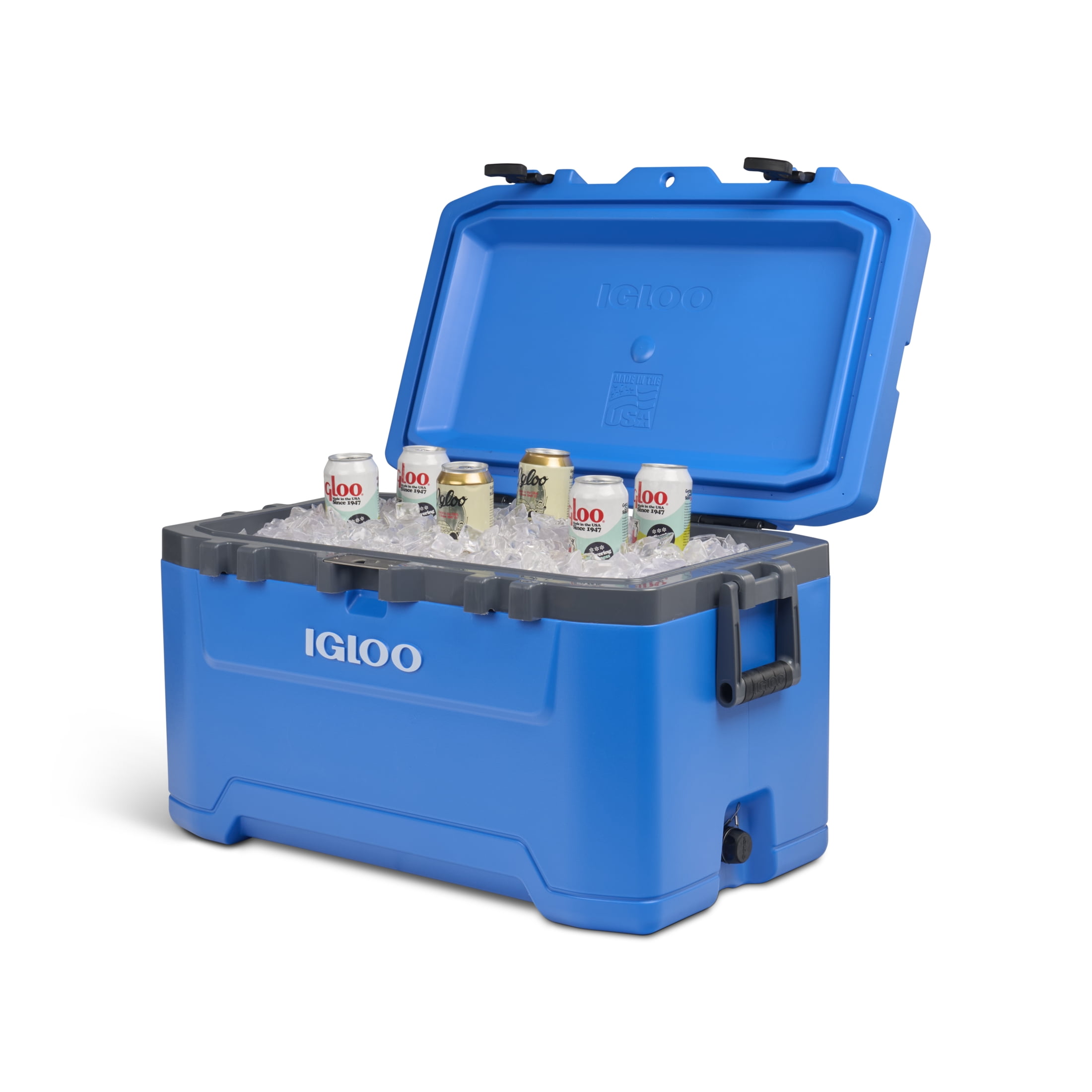 Igloo 72 QT Overland Ice Chest Cooler, Blue - Walmart.com