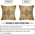 thumbnail image 4 of Vintage Bohemian Style Mustard Yellow Pillow Covers Set of 2 for Couch (20X20 Inch), 4 of 7
