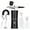 Black, variant on 0.3mm Airbrush Set with Compressor, Portable Spray Gun for Nail Art Model Cake