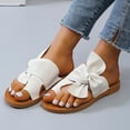 thumbnail image 5 of Thong Flat Sandals With Bow-embellished Toe Thongs, 5 of 5