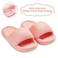 thumbnail image 3 of Pillow Slippers for Women Men Non-Slip Quick Drying Bathroom Shower Sandals Thick Sole Cloud Slides Indoor & Outdoor, 3 of 7