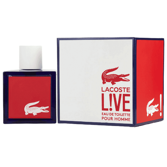 LACOSTE LIVE * Lacoste 3.3 oz / 100 ml Eau De Toilette "EDT" Men Cologne Spray
