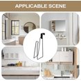 thumbnail image 1 of Paper Towel Holder Wall Mounted, NoDrill Iron Tissue Rack, SpaceSaving Dispenser, Black Finish, Restroom Kitchen RV, 1 of 3