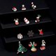 thumbnail image 4 of 3 piezas/set de broches personalizados de Feliz Navidad, calcetines de Navidad, árbol de Navidad, alce, broche de insignia de esmalte, joyería de fiesta de moda para mujer, calcetines de Papá Noel, 4 of 4