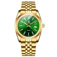 thumbnail image 2 of Resicozy Watches for Men Silver Stainless Steel Strap Wrist Watch Business Casual Daily Round Dial Watch A, 2 of 8