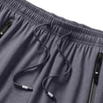 thumbnail image 5 of HBYJLZYG Men's Quick Dry Running Shorts with Zipper Pockets, Lightweight Ice Silk Athletic Shorts, Breathable Summer Gym Workout Shorts with Drawstring Waist, 5 of 9
