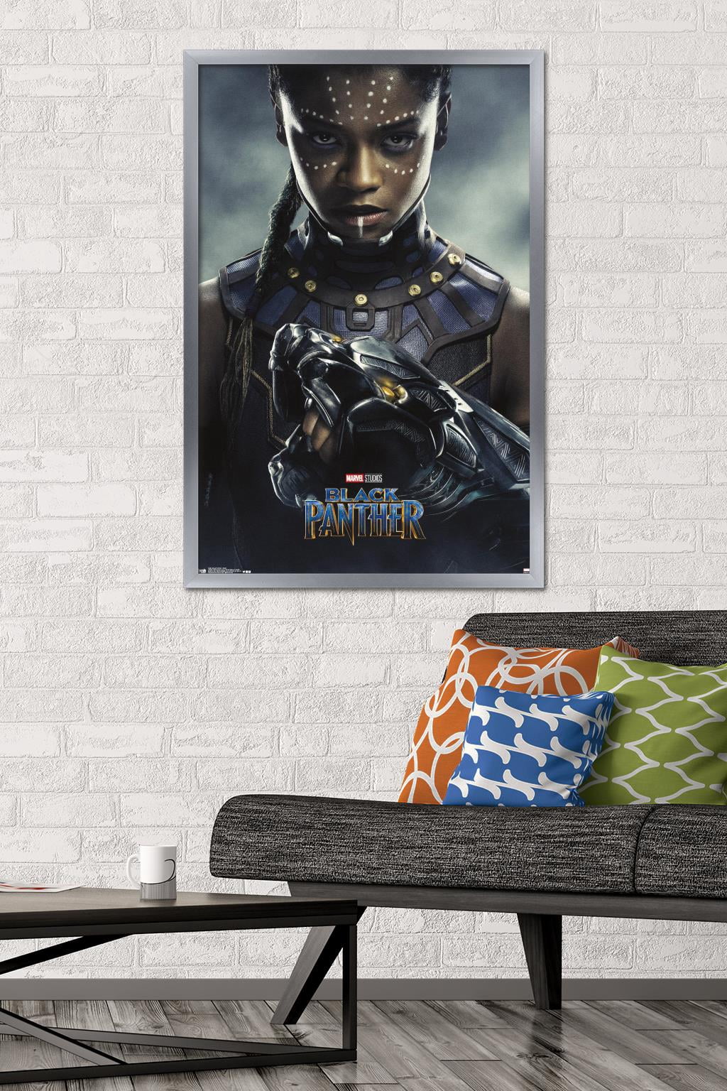 Marvel Cinematic Universe - Black Panther - Shuri One Sheet Wall Poster, 22.375" x 34", Framed