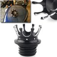 thumbnail image 1 of Tapa de depósito de combustible con tapa de corona, rosca derecha, compatible con HARLEY Sportster Dyna, 1 of 4