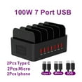 thumbnail image 2 of 150W Universal Multi Port USB Charger 5V 2A Fast Charging Station Stand, 2 of 4