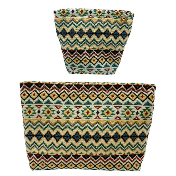 Set de bolsas de maquillaje getgto, 2 unidades, organizador de artículos de tocador de viaje para mujer