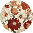 thumbnail image 2 of Round Rugs , Non Slip Washable Circle Rug for Bedroom Mountain Boho Round Area Rug for Living Room, Modern Soft Accent Carpet for Entryway Dining Room, 2 of 10