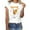 White, variant on Womens Summer Tops 2025 Aperol Spritz Graphic Short Sleeve T Shirt Casual Basic Tee S-3XL