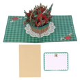thumbnail image 1 of Tarjetas de Felicitación de Navidad ANGGREK Diseño Emergente 3D, 1 of 8