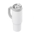 thumbnail image 5 of SURFVEN 40oz Double Wall Stainless Steel Insulated Tumbler with Handle and Leak Proof 2-in-1 Straw Lid, White, 5 of 8