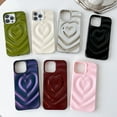 thumbnail image 2 of Compatible with iPhone 13 Pro Max Case for Women, Luxury Love Heart Phone Case Cute Soft TPU Shockproof Water Ripple Bling Glitter for iPhone 13 Pro Max Phone Case 6.7 Inch - Pink, 2 of 16