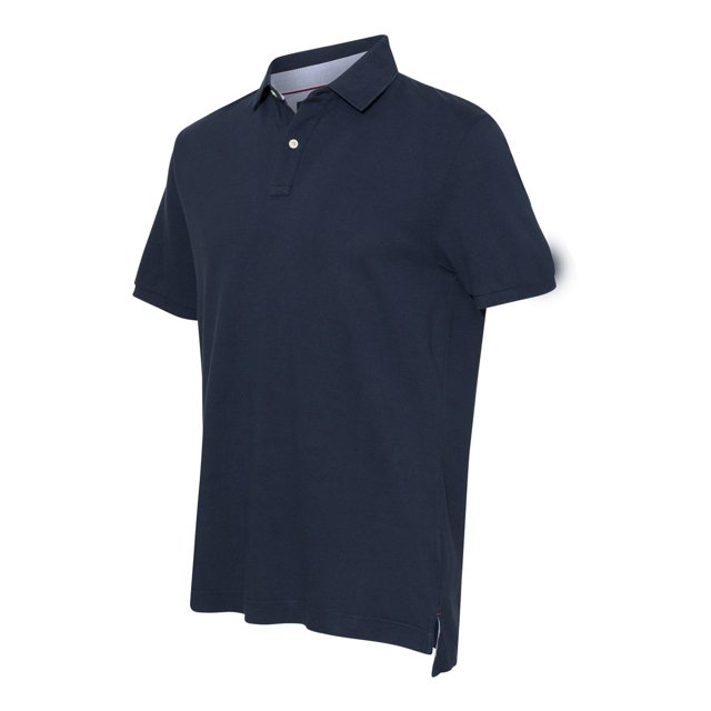 Classic Fit Ivy Piqué Polo, L, Navy Blazer