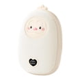 thumbnail image 2 of funtasica Hands Warmer Electric Hand Warmer Rechargeable Portable Pocket Heater Indoor Reusable NTC Constant Temperature Three Adjustable Temperature Settings for Skiing Winter Camping Beige, 2 of 8