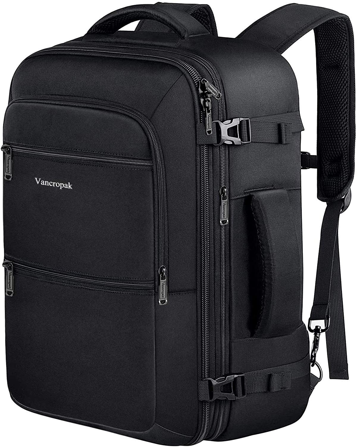 travel and meet black travel backpack