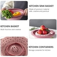 thumbnail image 2 of Minkissy 1Pack Telescopic Drain Basket Pink Drain Water Kitchen Accessories Homeowners, 2 of 8