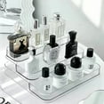 thumbnail image 3 of 3 Tier Desktop Perfume Shelf PET Cosmetic Organizer Perfume Storage Rack Doll Display Stand Kitchen Seasoning Organizer, 3 of 7