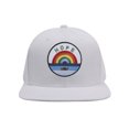 thumbnail image 1 of Top Headwear Hope with Rainbow Patch Snapback Cap - White, 1 of 1
