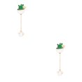 thumbnail image 2 of Broche Jumpingount Dibujos Animados Diseño Planta Accesorios con Cadena C1134-3 2Conjunto, 2 of 6