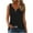 Black, variant on Mrat Womens Camisole Tank Tops Women's Zipper Casual Solid Color V-Neck Sleeveless T-Shirt Tank Blouse Tops S-8 Yellow L