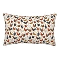 thumbnail image 1 of Balery Funny Chicken Funda de Cojín Estampada, Regalos para Mujeres, Regalos de Amor para Ella, Regalos para Novia o Esposa, Funda de Almohada-16"x24", 1 of 6