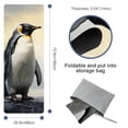 thumbnail image 4 of Penguin Yoga Mat Towel with Storage Bag, 72.8"x26.8" - Suitable for Yoga, Pilates, Fitness, Gym Towel, and More, 4 of 6