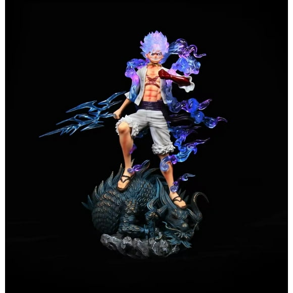 Nouveau Modèle de Personnage Anime Nika Luffy (purper Ver) Statue Figurines d'Action Ornement de Bureau Décorations Populaires Souvenirs pour Fans Cadeau Créatif Collectionnable