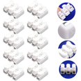 thumbnail image 4 of Spring Electrical Connectors Wire Terminal Block Clamp Cable Reusable 3 Way, 4 of 5