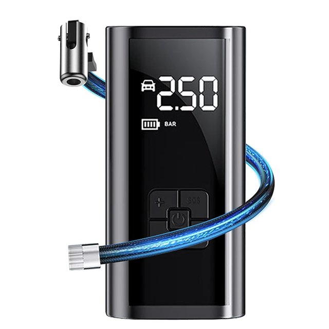 Kyusrd Car Accessories Tools and Decoration Deals!Wireless Car Inflatable Pump Pump Car With Portable Tire Filling Lighting Pump Pump Flusher