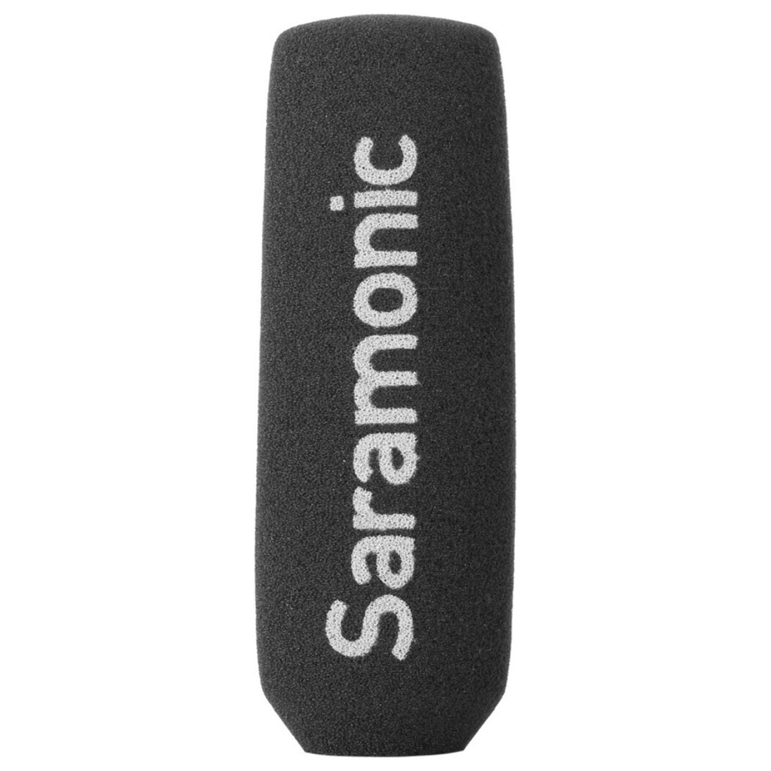 Saramonic SR-NV5X Short Professional Directional Shotgun Mic w/ Integrated XLR Cable, Foam & Furry Windscreens
