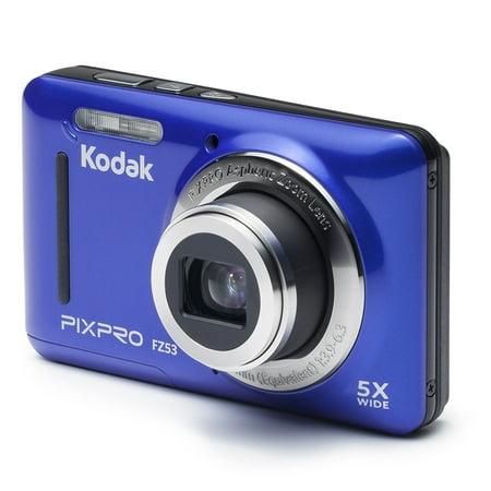 KODAK PIXPRO FZ53 Compact Digital Camera - 16MP 5X Optical Zoom HD 720p Video (Best Point And Shoot Camera For Wildlife Photography 2019)