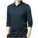 thumbnail image 2 of Blusa y camisa de manga larga con cuello vuelto para hombre, informal, con estampado y cremallera, de poliéster., 2 of 8