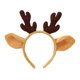 thumbnail image 1 of Plush Hairband Festive Christmas Hat Antler Headband Flexible Xmas Headgear for Kids Adults Holiday Decor, 1 of 5