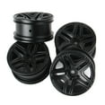 thumbnail image 2 of segolike Wheel Rim Wheel Tires for MN86 4WD RC Truck Model Hobby black rim, 2 of 9