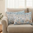 thumbnail image 6 of Outdoor Pillow Covers 20x12 Set of 2, Blue Beige Starfish Coastal Waterproof Patio Throw Pillow Covers for Couch Sofa Chair, Nautical Summer Beach Ocean Decorative Pillowcases for Throw Pillows, 6 of 9