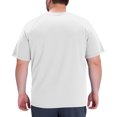 thumbnail image 3 of Zimjoy Big and Tall Men's Short Sleeve Tees Plus Size Tshirts Crew Neck Loose Solid Color Summer Casual Basic Tops White L, 3 of 4