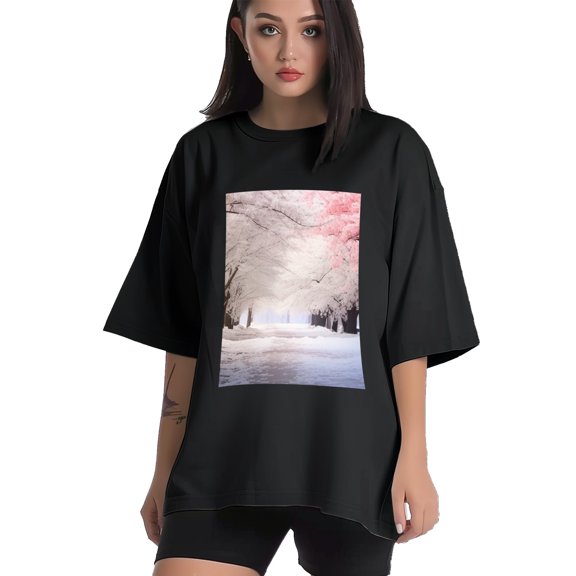 Plus Size Shirt for Women Black Tops for Women Short Sleeves Shirt for Women Winter And Spring 3 T Shirt Crewneck Shirt for Women XS