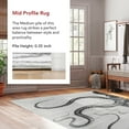 thumbnail image 4 of nuLOOM Adrienne Octopus Area Rug, 5' x 8', Adrienne Grey, 4 of 10
