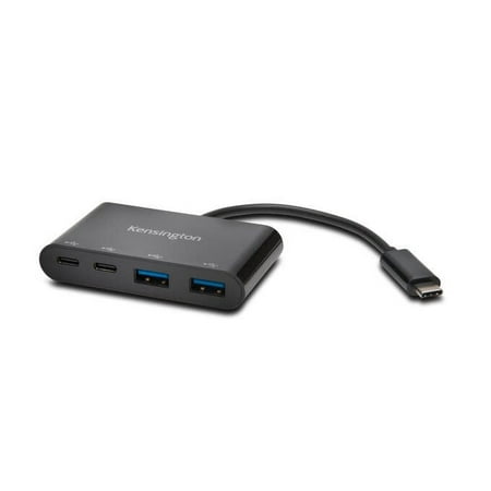Kensington CH1000 USB-C 4-Port Hub, Black