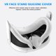thumbnail image 2 of Facial VR Silicona 2 en 1 Con Protector Lente para Meta Quest 3 (blanco), 2 of 9